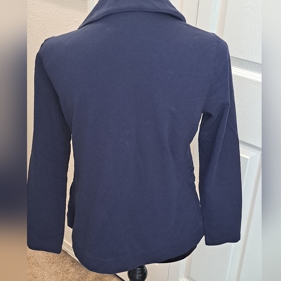 Karen Scott Mock Neck Jacket    Size PM - Picture 3 of 7